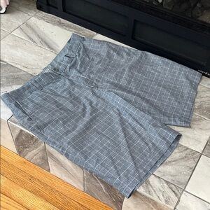 Nike Golf Dri-Fit Tour Performance Gray Checkered Shorts